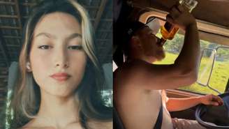 Vídeo mostra Matheus Henrique Poly Garcia bebendo enquanto dirigia pouco antes do acidente que vitimou Joyce Akemi Santana Muraoka