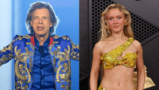 À esquerda, Mick Jagger, e à direita, Zara Larsson Fotos: Getty Imanes;