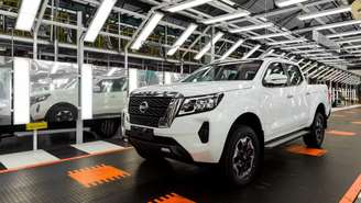 Nissan Frontier na linha de produção na fabrica de Cordoba, Argentina