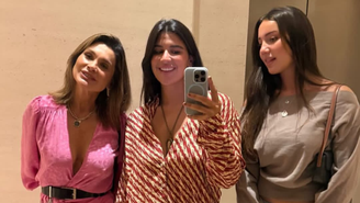 Flávia Alessandra, Giulia Costa e Olívia 