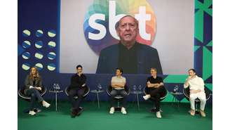 Galvão Bueno e Tiago Leifert são os principais nomes da cobertura do SBT e da Nsports