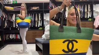 Virginia Fonseca ostenta bolsas de luxo para a Copa do Mundo