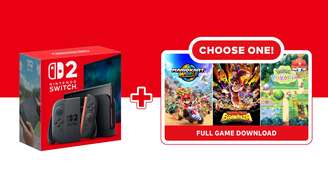 Switch 2 ganha bundle que permite ao comprador escolher o jogo que virá nele