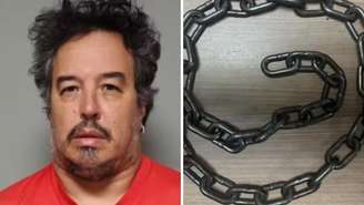 Chris Douglas, de 52 anos, confessou que acorrentava filho de 11 anos no pé da cama para evitar fugas