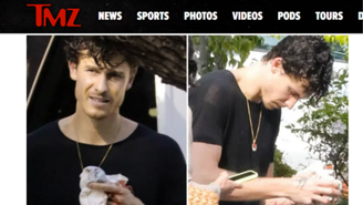 Shawn Mendes surge com sangramento nas mãos