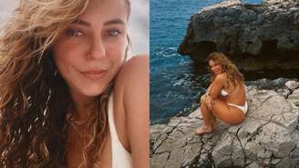 Desde o início da viagem, Paolla Oliveira tem compartilhado os passeios e looks escolhidos para os dias de descanso