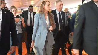 Esposa de Ancelotti chega à convocação dos jogadores da Seleção com bolsa Birkin