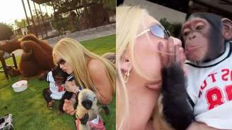 Veja os riscos à saúde da atitude de Virginia ao beijar macaco