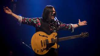 O guitarrista Pepeu Gomes em 2016