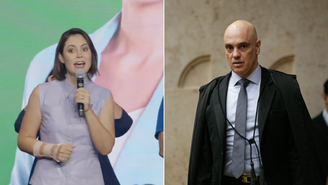 Michelle Bolsonaro chama Alexandre de Moraes de 'irmão em Cristo'