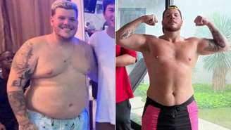Ferrugem antes e depois.