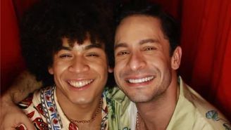 Rainer Cadete e o filho, Pietro