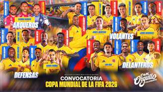 Com 4 jogadores do futebol brasileiro e James, Colômbia define convocados para Copa