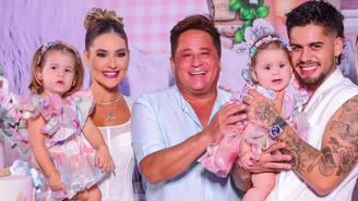 Leonardo com as netas