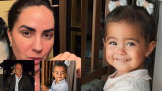Graciele Lacerda usa IA para recriar foto do sogro e se choca com filha de Zezé Di Camargo