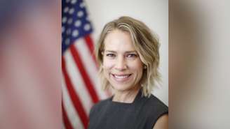 A porta-voz do governo americano, Amanda Robertson