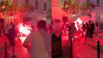 Torcedores de PSG e Arsenal entram em confronto antes da final da Champions League