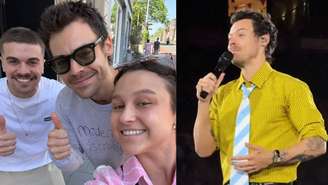 Harry Styles emocionou fãs ao participar, de forma inesperada, do pedido de casamento de um casal brasileiro durante show em Amsterdã