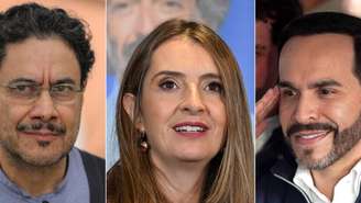 Ivan Cepeda, Paloma Valencia e Abelardo de la Espriella são os três principais candidatos às eleições presidenciais da Colômbia, cujo primeiro turno é realizado neste 31 de maio de 2026.