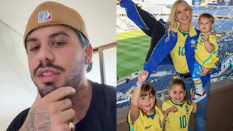 Zé Felipe faz chamada de vídeo com as filhas e web aponta Virginia