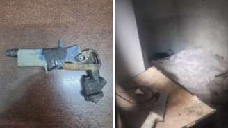 Arma falsa e facão foram encontrados em cativeiro onde motorista de aplicativo foi mantido por criminosos