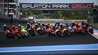 Etapa da MotoGP no circuito de Balaton Park, na Hungria