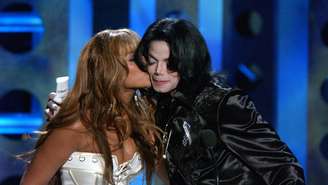 Michael Jackson e Beyoncé em 2003