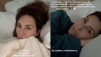 Fernanda Paes Leme sofre mal
