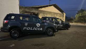 Viaturas da PM durante Operação Infiltrados, em Campinas