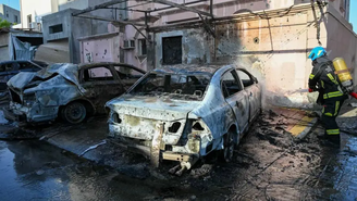 O Bahrein divulgou imagens dos danos que, segundo o país, foram causados ​​por drones iranianos interceptados na madrugada de quinta-feira