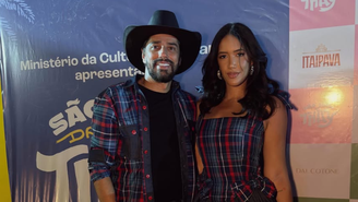 Alberto Cowboy e a esposa Priscilla Monroy