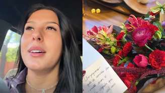 Quem mandou? Ana Castela ganha buquê no Dia dos Namorados e surta com recado: 'Passando mal'