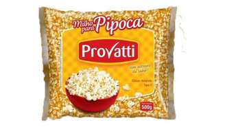 Milho para pipoca da marca Provatti teve venda e consumo suspensos pela Anvisa