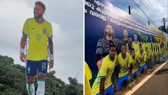 Torcida da Seleção Brasileira na Índia surpreende nas redes sociais