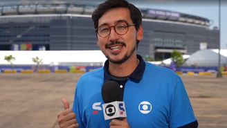 Nilson Klava na cobertura da Copa pela Globo