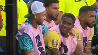 Endrick desabafou com Neymar durante jogo do Brasil e Marrocos