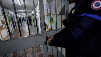 Foto ilustrativa da penitenciária de Nanterre em 15 de janeiro de 2026.