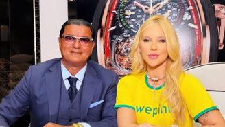 Jacob Arabo e Virginia Fonseca durante encontro em Nova York, nos EUA