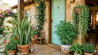 Plantas na entrada de casa que promovem paz e prosperidade