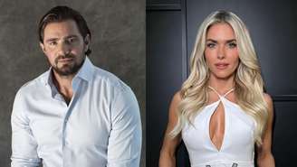 aniel Vorcaro e a atriz Monique Alfradique
