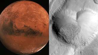 Descubra as intrigantes formações em forma de coração capturadas pela NASA em Marte. Entenda como o fenômeno da pareidolia explica essas imagens espaciais