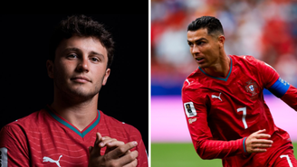 João Neves e CR7 jogam na seleção de Portugal
