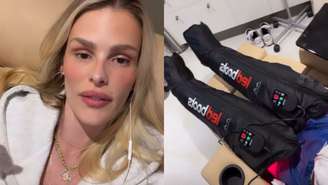 Nas redes sociais, Yasmin Brunet relatou ter recorrido a um tratamento de emergência para ajudar o corpo a desinflamar