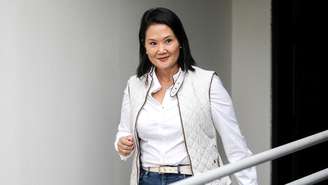 Keiko Fujimori, candidata à presidência pelo partido Fuerza Popular no Peru. Em 19 de junho de 2026, em Lima.