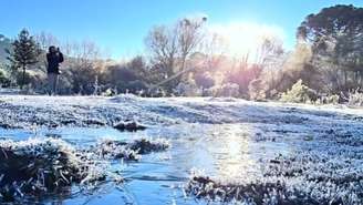 Bom Jardim da Serra, em Santa Catarina, registrou a menor temperatura do ano no estado, com -9,1ºC nesta quarta-feira, 24