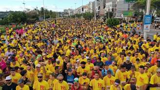 Corredores na largada da prova do ano passado (Foto: Zoom Filmes/Premium/Yescom)