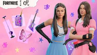 Olivia Rodrigo estreia na Série Ícones do Fortnite com dois trajes cosméticos NPC no Battle Royale e faixas no Festival para karaokê mobile