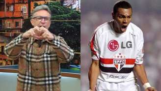 O Craque Neto e o ex-jogador Leandro Guerreiro trabalharam juntos no programa Os Donos da Bola 