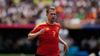 Kevin de Bruyne (Bélgica) durante jogo contra o Irã, no dia 21.06.2026. 