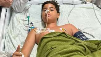 Menino de 11 anos atacado na praia de Piedade, em Jaboatão dos Guararapes.